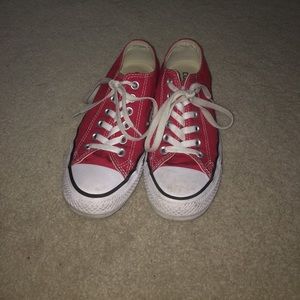 Red Low Top Converse